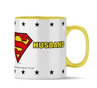 ERT GROUP Original and Officially DC Licensed Ceramic Mug, Superman Pattern 059, Coffee and Tea Cup, 330ml