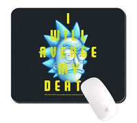 ERT GROUP Original And Officially Licensed By Rick and Morty Mouse Pad for PC, Pattern Rick and Morty 033 Black, Computer Mouse Mat, Non-Slip, 220 mm x 180 mm