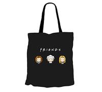 ERT GROUP WARNER BROS. Friends 004 Tote Bag Black