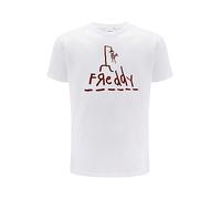 ERT GROUP Men's T-Shirt, Nightmare of The Elm Street 009 White, S