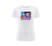 ERT GROUP Women's 2 T-Shirt, Space Jam 017 White, XXL
