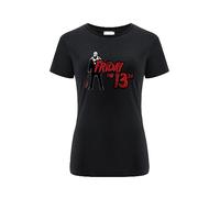 ERT GROUP Women's T-Shirt, Friday The 13th 005 Black, XS