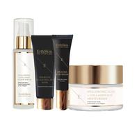 Erth Skin London 24K Eye Cream + Ha Collagen Serum & Day Cream + 24K Charcoal Mask In White white 177ml