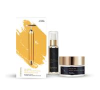 Anti-Aging Gold Kit: T-Bar, Moisturizer 50ml & Serum 60ml Erth Skin London Gold 3pc