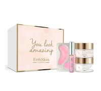 Erth Skin London Women's Anti-Aging Rose Duo: Lip Gloss + Eye & Face Creams in White | Size: 3pc Erth Skin London White 3pc