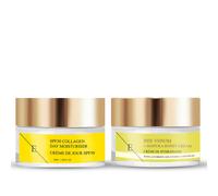 Erth Skin London Women's Bee Venom + Manuka Honey Cream 50ml + SPF50 Collagen DAY Cream 50ML in White