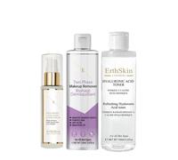Erth Skin London Cleanse, Tone & Revitalize Set In White white One Size