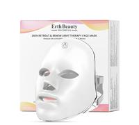 ErthSkin London LED Light Therapy Face Mask, 7 Colours, One-Button Operation, 20-Minute Auto Shut-off