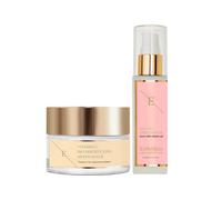 Erth Skin London Glow-Enhancing Duo: Vitamin C Bio Brightening Moisturizer 50Ml + Egf Cell Effect Serum 60Ml In White white One Size