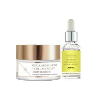 Erth Skin London Hyaluronic Acid Collagen Day Cream 50Ml + Bee Venom Oil 30Ml In White White One Size