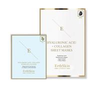 Erth Skin London Hyaluronic Acid & Collagen Mask - 3 Sheets + Hyaluronic Acid + Collagen Hydrogel Eye Pads 5 X 2 In White white One Size