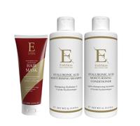 Erth Skin London Hyaluronic Acid Moisturizing Shampoo 1L +Conditioner 1L + Hair Mask 250Ml In White White 3pc