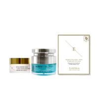 Erth Skin London Women's Marine Collagen Night Cream 50ml +Hyaluronic Acid Collagen Pro Age Eye Cream 30ml + Hyaluronic Acid Double Collagen Rose Pads