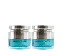 Marine Glow Vitamin C & Marine Collagen Night Anti-Aging Power Duo Erth Skin London White One Size