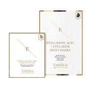 Erth Skin London Men's Collagen Glow: Hyaluronic Sheet Mask + Double Collagen Rose Eye Pads in White | Size: 250g Erth Skin London White 250g