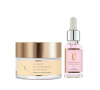 Erth Skin London Rose Blossom Glow Facial Oil + Vitamin C Bio Brightening Moisturiser 30ml + 50ml