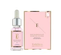 Erth Skin London Rose Glow Revival Set: Facial Oil 30Ml + Rose Hydro-Gel Eye Pads In Natural Natural One Size