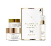Erth Skin London Anti-Aging Collagen Routine Kit: Cream, Serum, Mask & Eye Cream In White white One Size