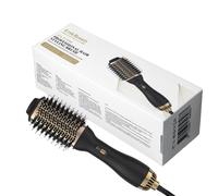 Erth Skin London Women's All in One Professional Hair Styling Brush Uk/EU Plug in Natural Erth Skin London Natural