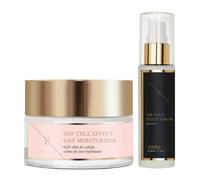 Erth Skin London Women's Anti-Wrinkle Duo 24K Gold Serum 60ml + EGF Moisturizer 50ml in White | Size: 100g Erth Skin London White 100g