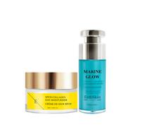 Erth Skin London Women's Glow Duo: Marine Vitamin C Serum 30ml + SPF 50 Collagen Cream 50ml in White Erth Skin London White