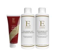 Erth Skin London Women's Hyaluronic Acid Moisturizing Shampoo 1L +Conditioner 1L + Hair mask 250ML in White Erth Skin London White