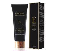 Erth Skin London Women's Purifying Charcoal Black Peel-Off Mask 24k Gold - 50ml in Natural Erth Skin London Natural