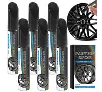 Erthenware Car Wheel Scratch Repair Pen, Car Scratch Repair Pen Set, Ca Wheel Scrach Repai Kit, Curb Rash & Scratc Reair, For All Cas (6 Pcs)