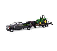 ERTL Ford Pickup with gooseneck Trailer & John Deere Tractor Vehicle