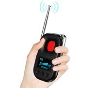ertlutw Hidden Camera Detectors,Hidden Device GPS Wireless RF Portable Bug Detector for Listening Devices Wireless Cameras Bug Finder Anti-theft Vibrating Alarm