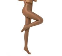ertlutw Women's Oily Shaping Tights Shiny Gloss Pantyhose Women's Oil Shiny Slik Dance Tights Shimmer Tights Bronze Liquid Tight Tan Tight for Women