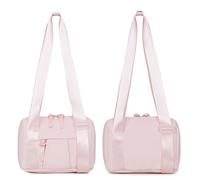 ERTUNA Mini Gym Bag for Women Men, Everyday Small Carry on Bag with Key Ring Clip, Cute Workout Sport Bag, Small Overnight Duffle Bag for Travel, Small Weekender Bags for Women, Pink, Everyday Mini