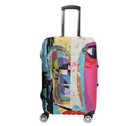 ERTYBD Fashion Suitcase ProtectorKoi Fish Luggage Cover Suitcase ProtectorTattoo Style Japanese WaveFits 19-21 Inch LuggageTravel Summer Beach HolidayMulticolor Multicolor 584