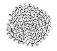 ERTYUI 11 Speed Bike Chain, 1/2" x 11/128", 116 Links, Silver, 11/33 Speed, Steel, Roller Chain for Road Mountain Racing Cycling