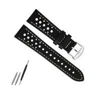 ERTYUYFG Compatible With Casio Forester FT-500WC AW-80V W-220HF, 19mm Vintage Cowhide Leather Strap, Retro Watch Band Replacement