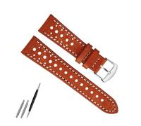 ERTYUYFG Compatible With Casio Forester FT-500WC AW-80V W-220HF, 19mm Vintage Cowhide Leather Strap, Retro Watch Band Replacement