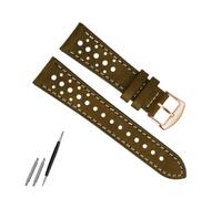 ERTYUYFG Compatible With Casio Forester FT-500WC AW-80V W-220HF, 19mm Vintage Cowhide Leather Strap, Retro Watch Band Replacement