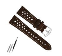 ERTYUYFG Compatible With Casio Forester FT-500WC AW-80V W-220HF, 19mm Vintage Cowhide Leather Strap, Retro Watch Band Replacement