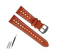 ERTYUYFG Compatible With Casio Forester FT-500WC AW-80V W-220HF, 19mm Vintage Cowhide Leather Strap, Retro Watch Band Replacement