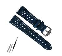 ERTYUYFG Compatible With Casio Forester FT-500WC AW-80V W-220HF, 19mm Vintage Cowhide Leather Strap, Retro Watch Band Replacement