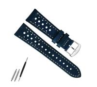 ERTYUYFG Compatible With Casio Forester FT-500WC AW-80V W-220HF, 19mm Vintage Cowhide Leather Strap, Retro Watch Band Replacement