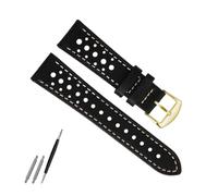 ERTYUYFG Compatible With Casio Forester FT-500WC AW-80V W-220HF, 19mm Vintage Cowhide Leather Strap, Retro Watch Band Replacement