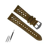 ERTYUYFG Compatible With Casio Forester FT-500WC AW-80V W-220HF, 19mm Vintage Cowhide Leather Strap, Retro Watch Band Replacement