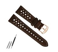 ERTYUYFG Compatible With Casio Forester FT-500WC AW-80V W-220HF, 19mm Vintage Cowhide Leather Strap, Retro Watch Band Replacement