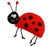 Ertzinla Cat Catnip Toys Ladybug for Cats, Catnip Toy Filled with Cartoon Bell and Catnip