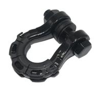 ERUEUBGRM 8T Trailer Shackles For Off Road Vehicles Trailer Hook Auto Accessories Car Towing Eye Cover(Black)