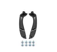 ERUEUBGRM Black Carbon Fiber Front Left Or Right Door Inner Handle Cover 809600015R 197012651 for R&enault for Fluence for Megane 3 2008-2016 Interior Door Handles(Inner-Carbon 2PCS)