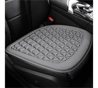 ERUEUBGRM Breathable Fabric Car Seat Cover Universal Car Seat Cushion Interior Door Handles(Gray square pad)