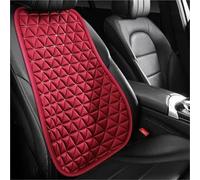 ERUEUBGRM Breathable Fabric Car Seat Cover Universal Car Seat Cushion Interior Door Handles(Red backrest)