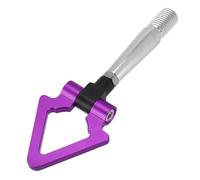 ERUEUBGRM Car Racing Triangle Towing Hook For Mitsubishi For Lancer For Evolution X 10 2008-2016 Car Towing Eye Cover(Purple)